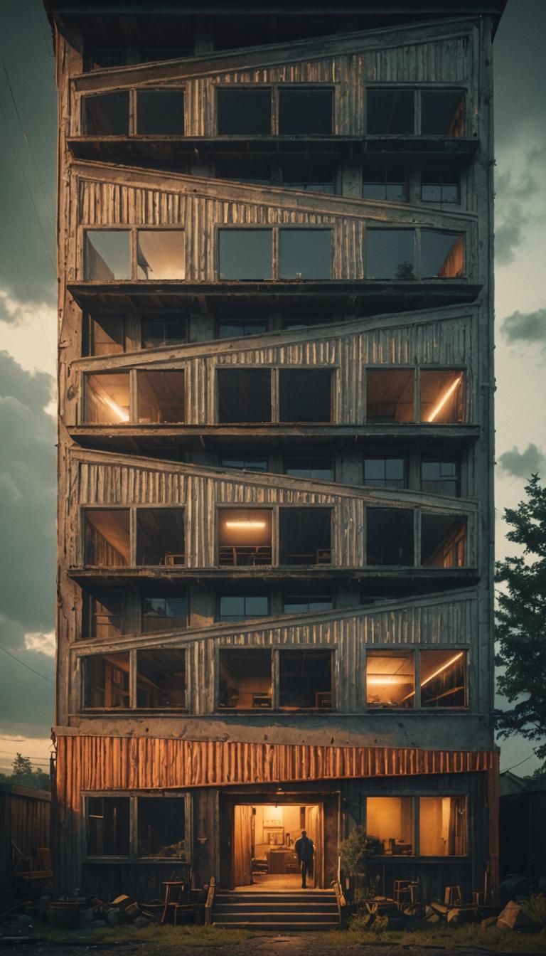 Cinematic Render with Realistic Materials and Film Grain