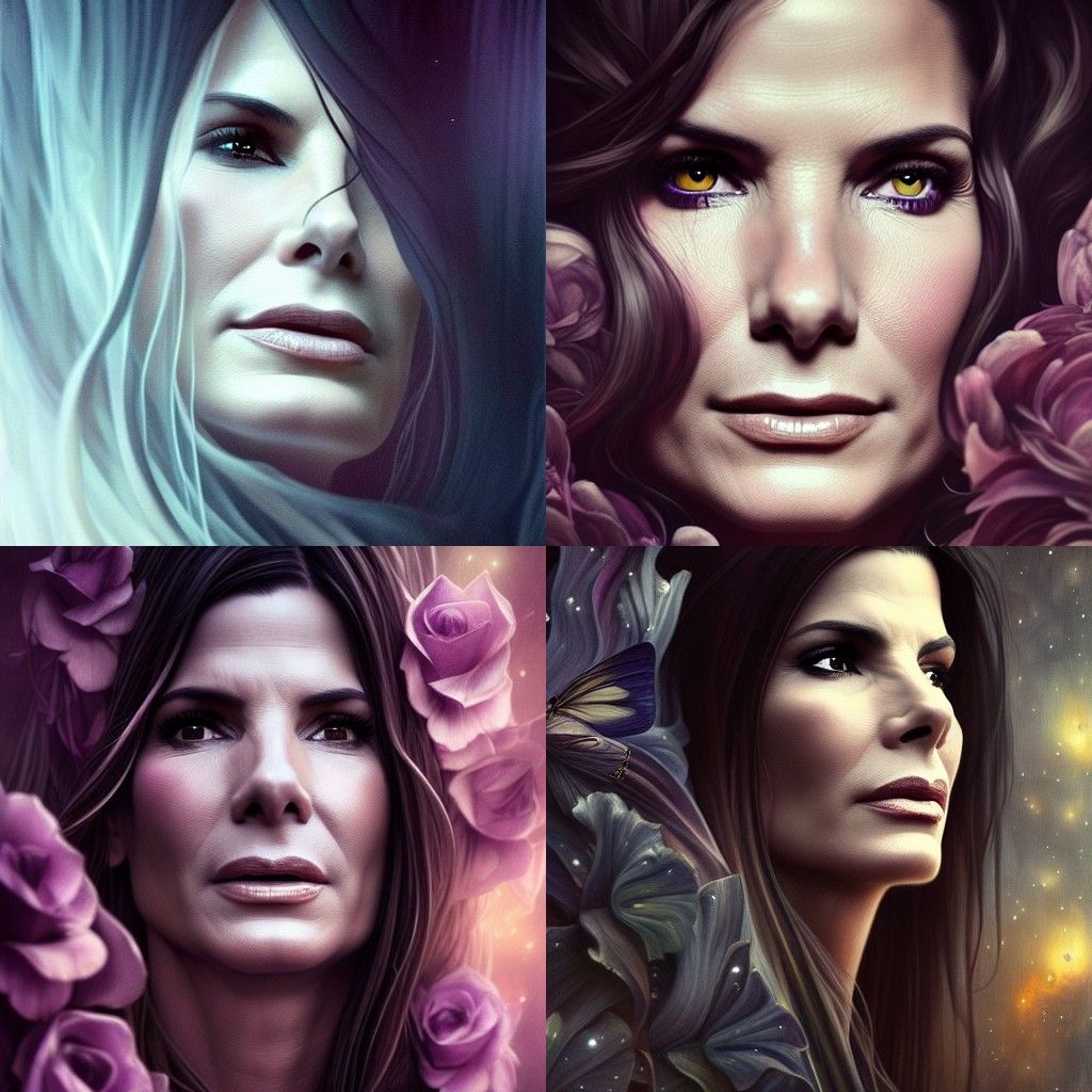 Goddess Portrait in Magic and Darkness