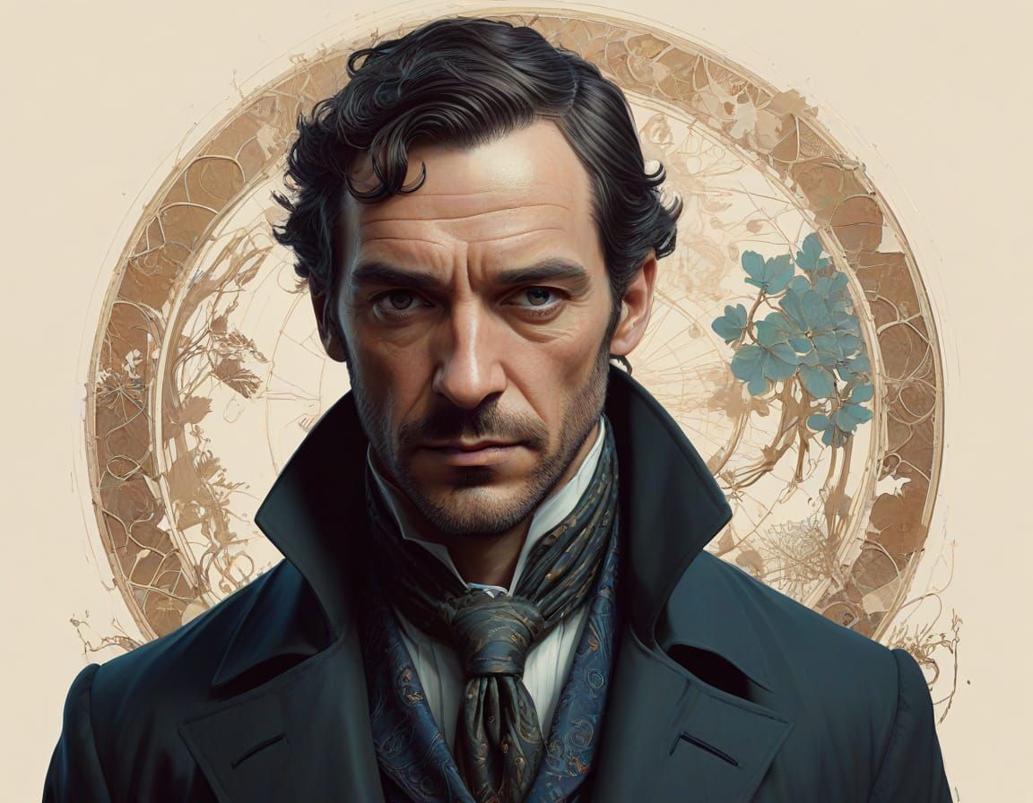 Sherlock Holmes in Bio Punk Style