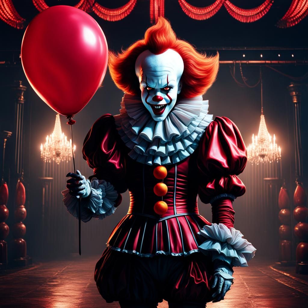 Pennywise as Club Dancer: Detailed Matte Painting