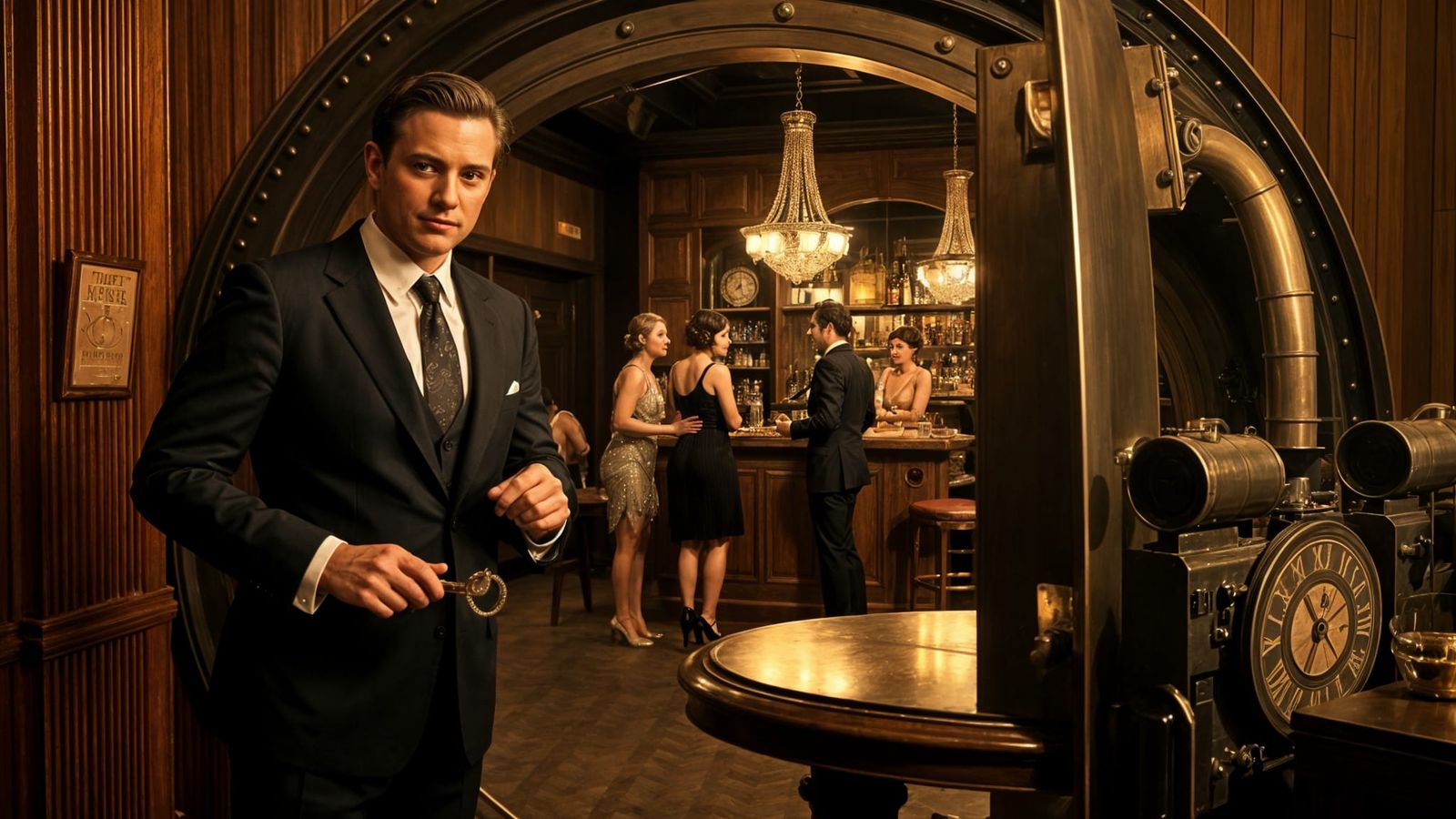 Banker Reveals Secret Speakeasy in Art Deco Style