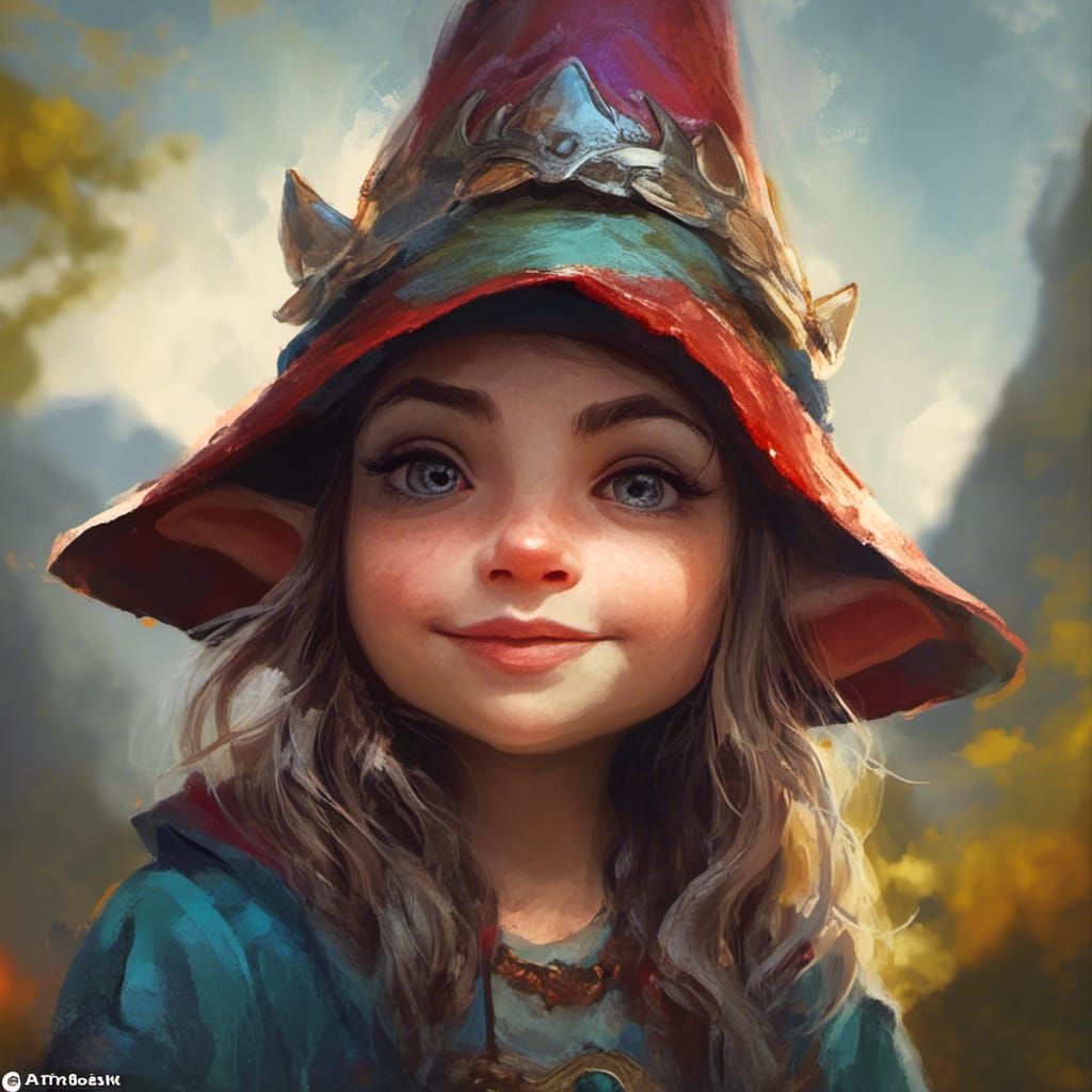 A cute gnome
