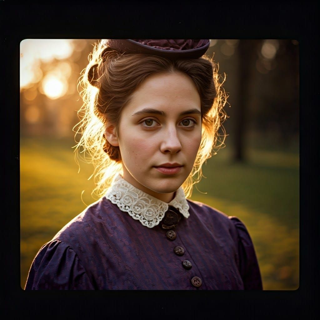 Victorian Lady in Vintage Style Photography