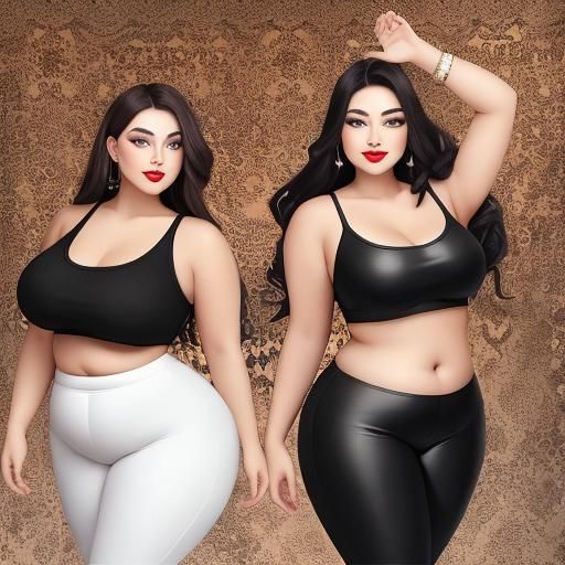 Curvy Woman in Wolfgang Art Studio