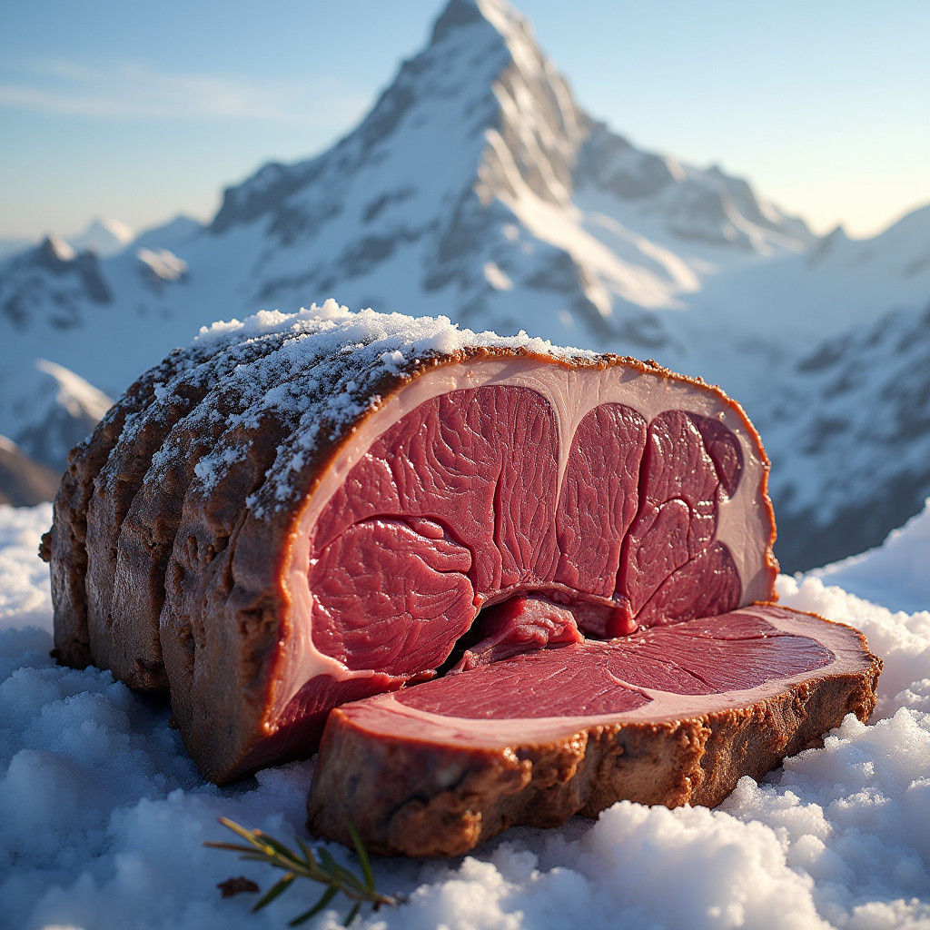 Prime Rib Crowns Mont Blanc: A Culinary Landscape