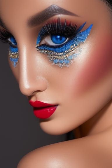 Mrs. Claus Portrait in Hyperdetailed Digital Art