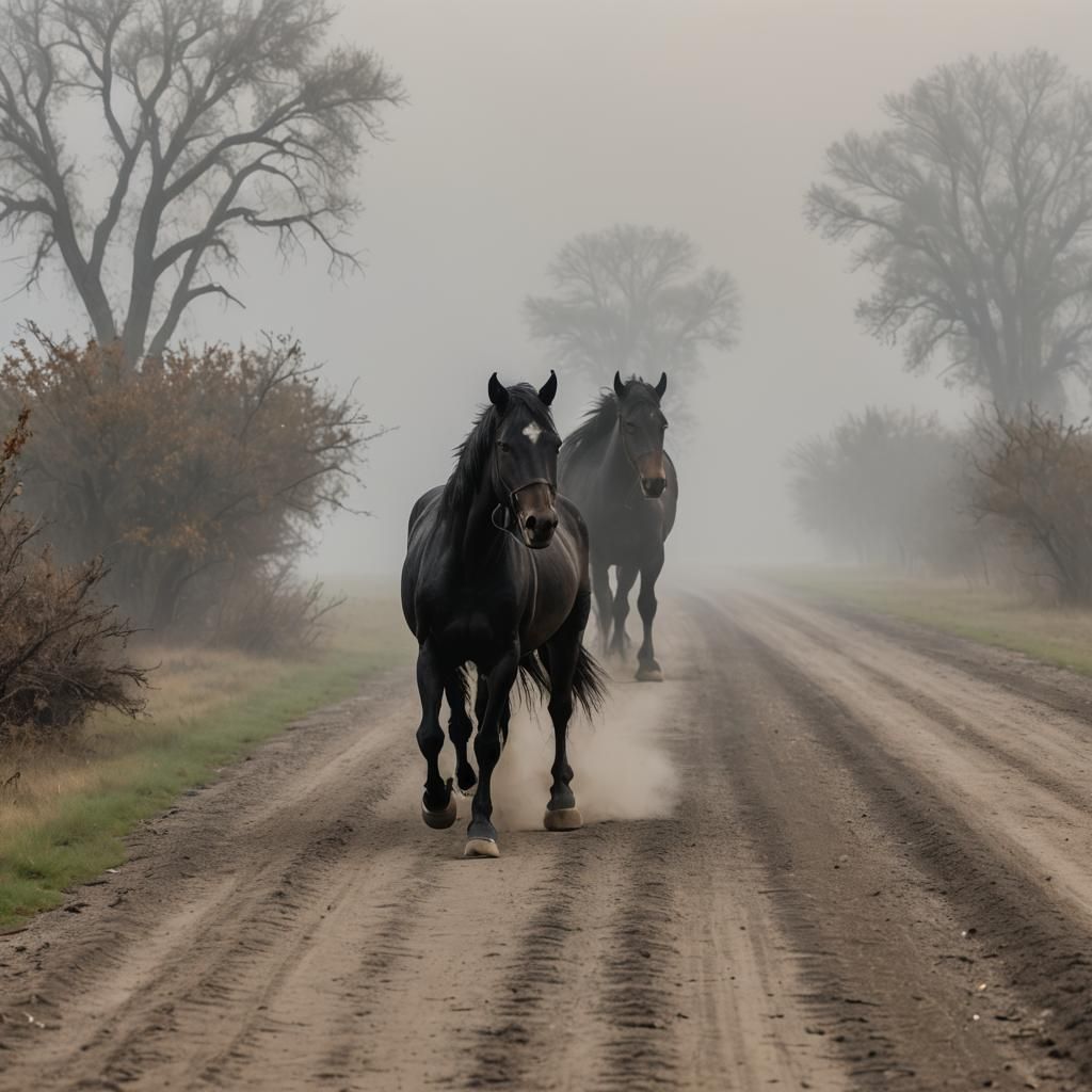 A free spirited brumby