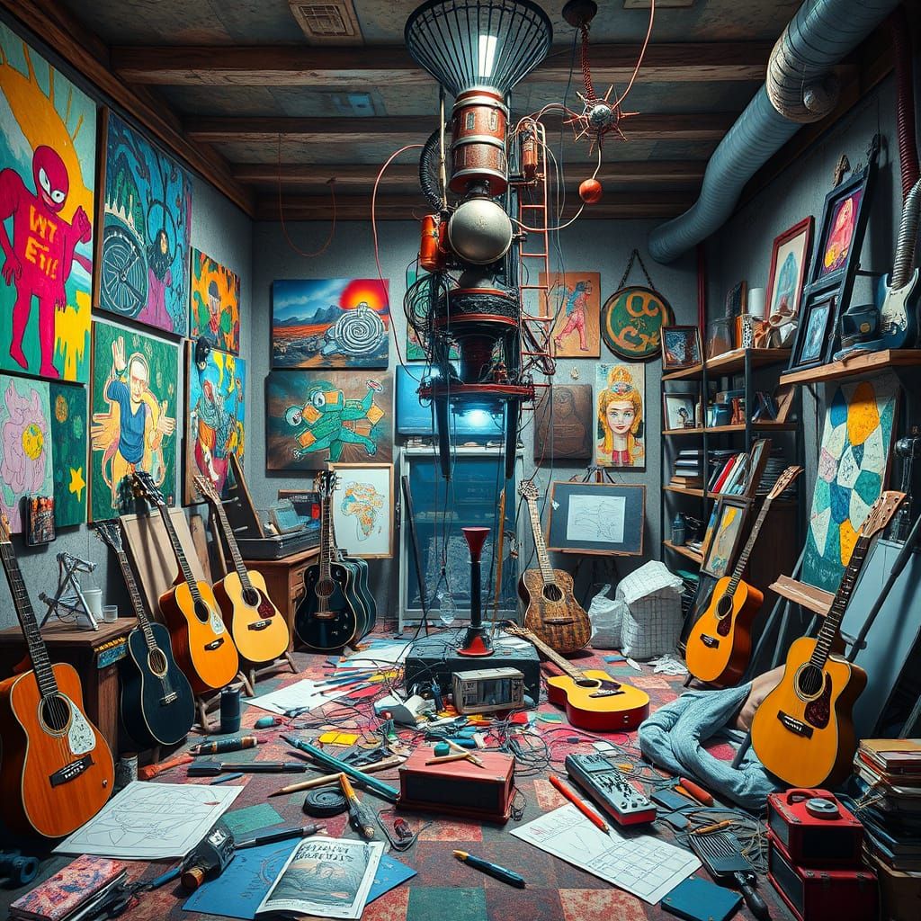 Fusion of Art and Science in a Vibrant, Chaotic World