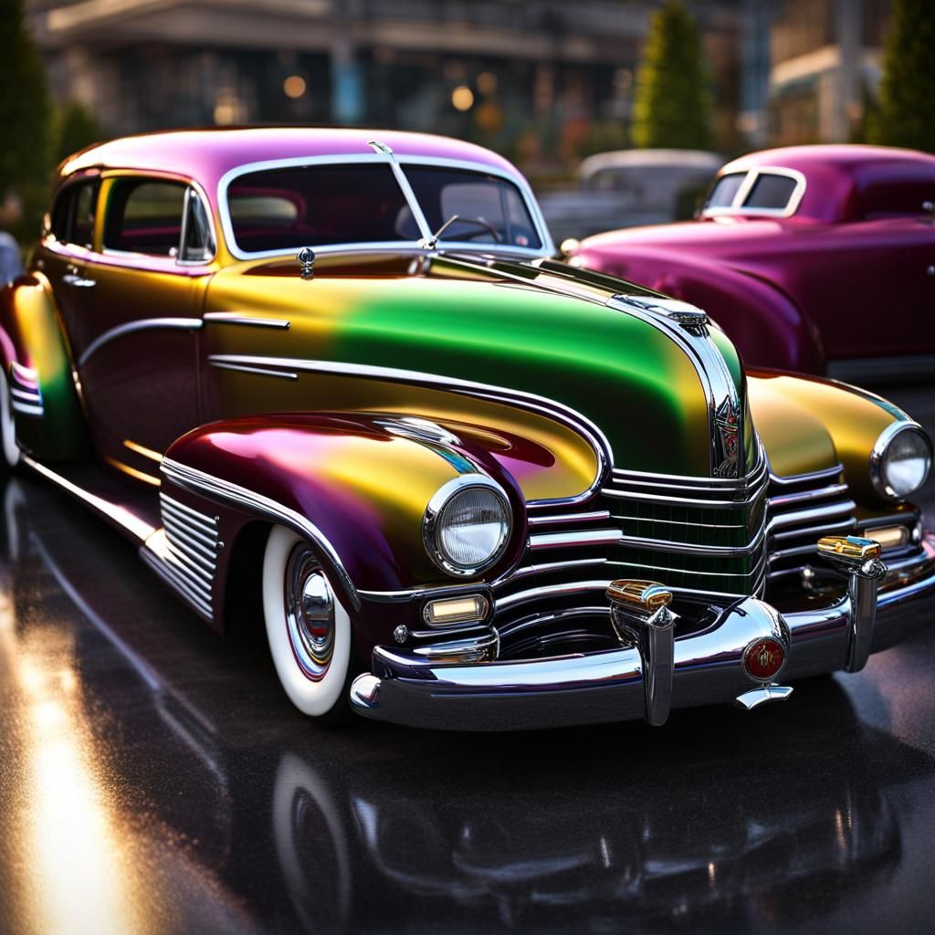 Custom Pontiac Low Rider with Airbrushing