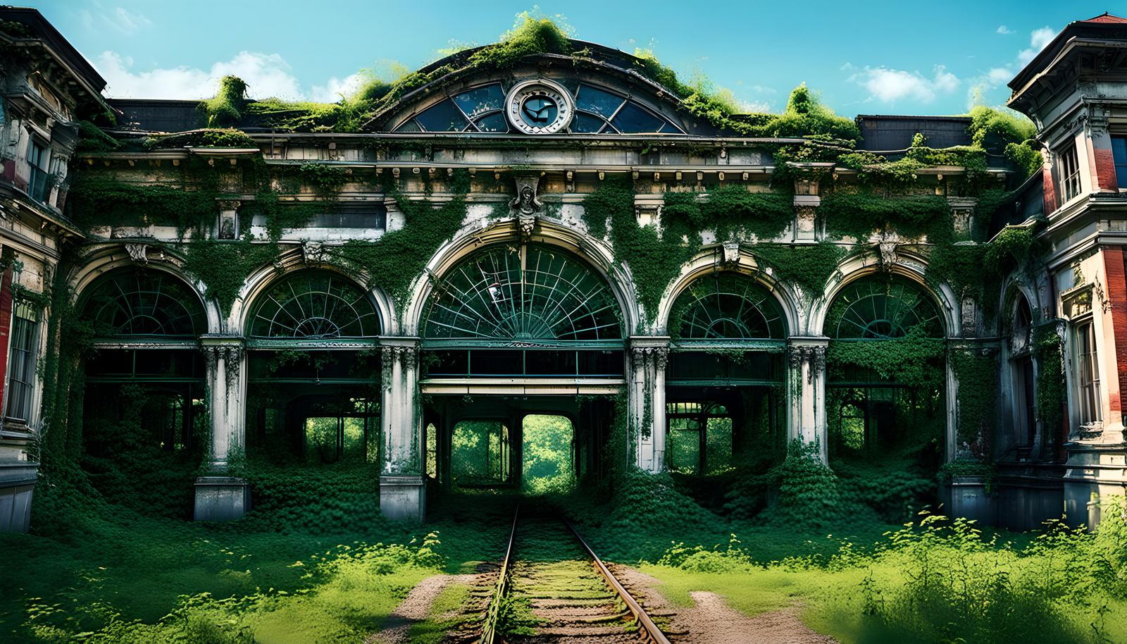 An Abandoned Train Station | Its Grandeur Faded