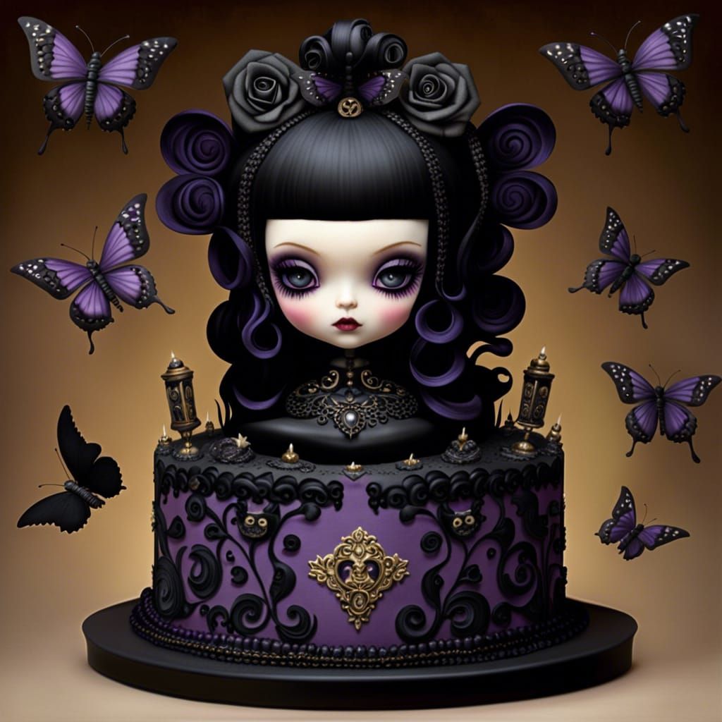 Gothic Doll Cake: A Lowbrow Art Masterpiece