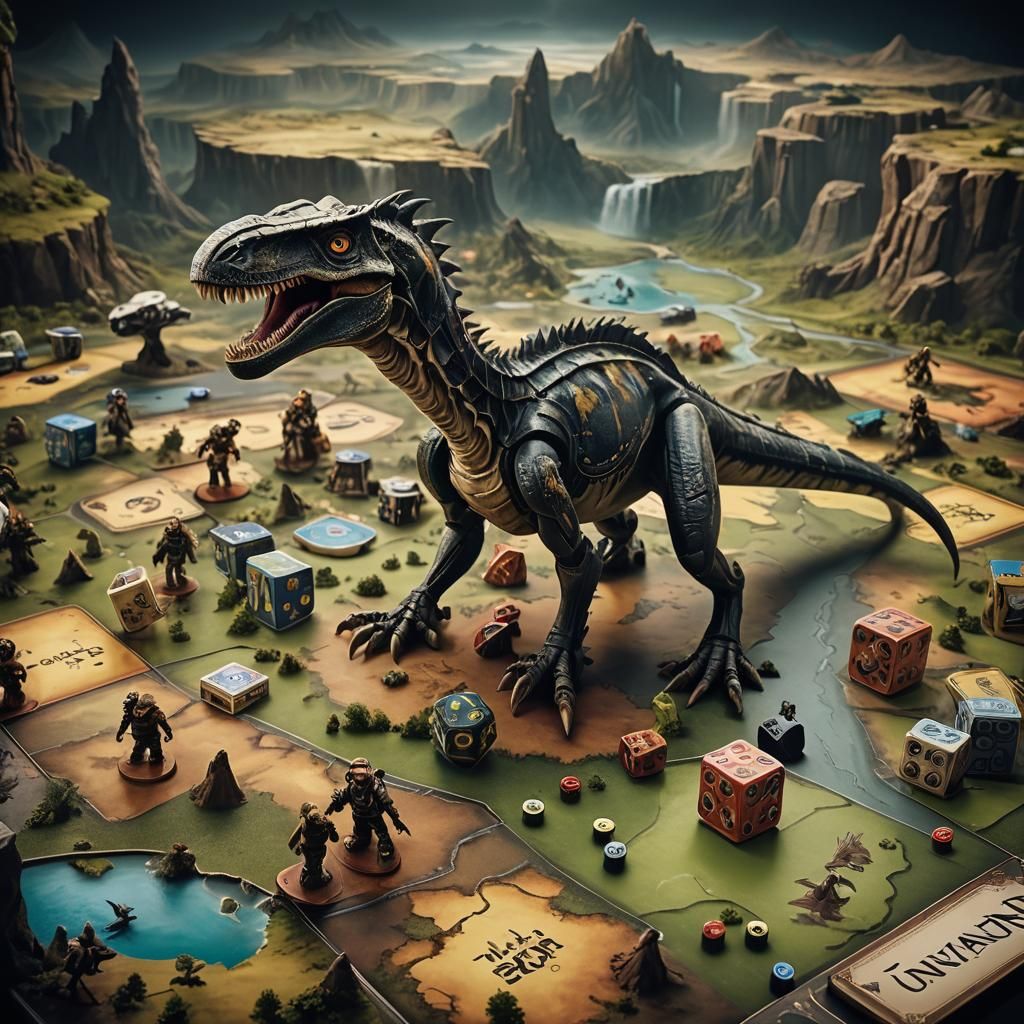 Epic Board Game Realms: A Cinematic Vision