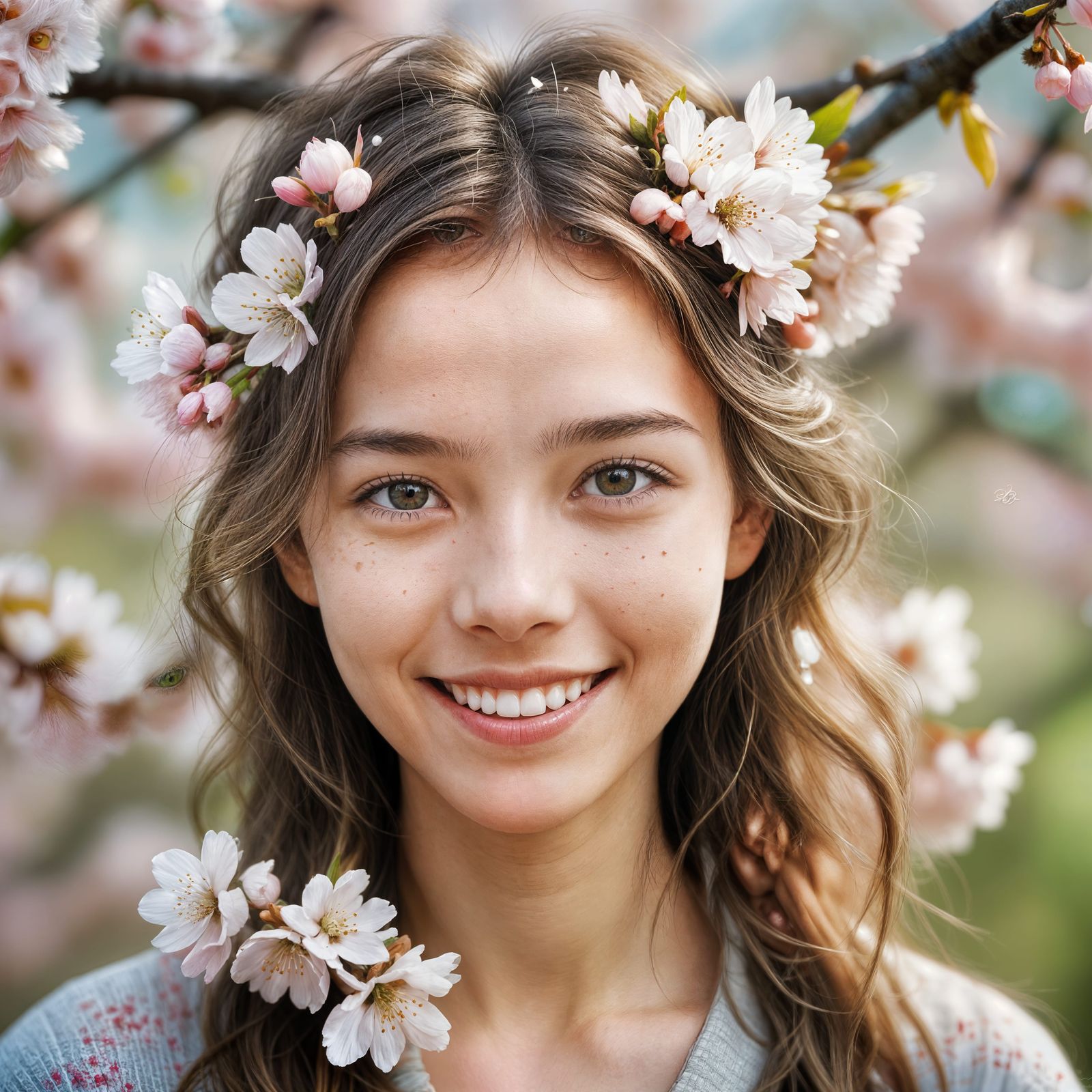 Professional Close-Up Portrait with Bokeh