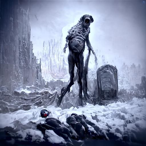 Horrific Vision of Life in Dark Gothic Style