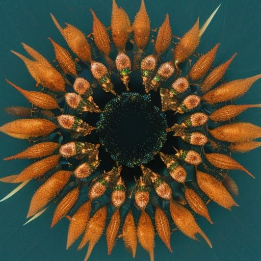 Glowing Swarm of Beings