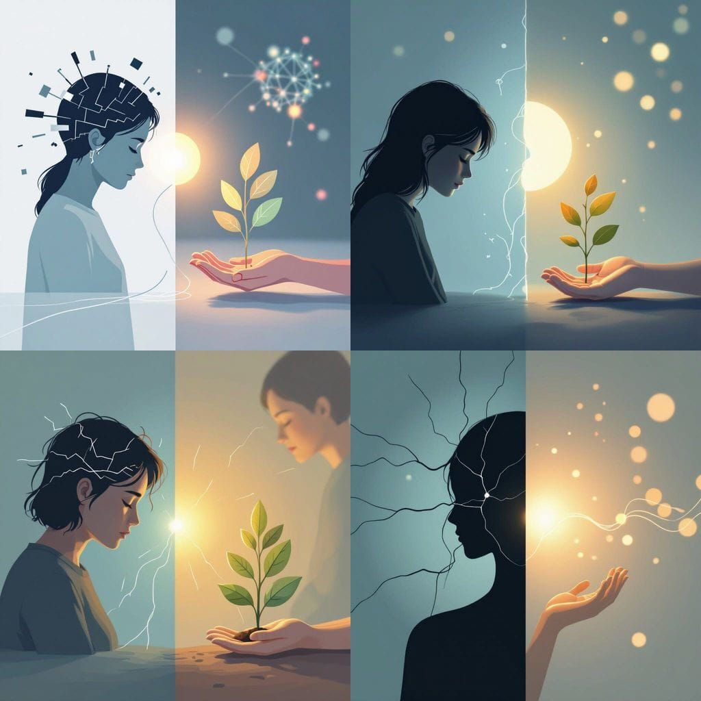 Healing From Bullying Stress: Abstract Visual Representation