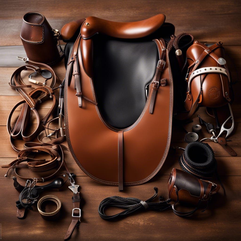 Horse Rider Gear Knolling in Professional Photography