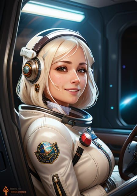 Astronaut Adrift in the Emptiness of Space