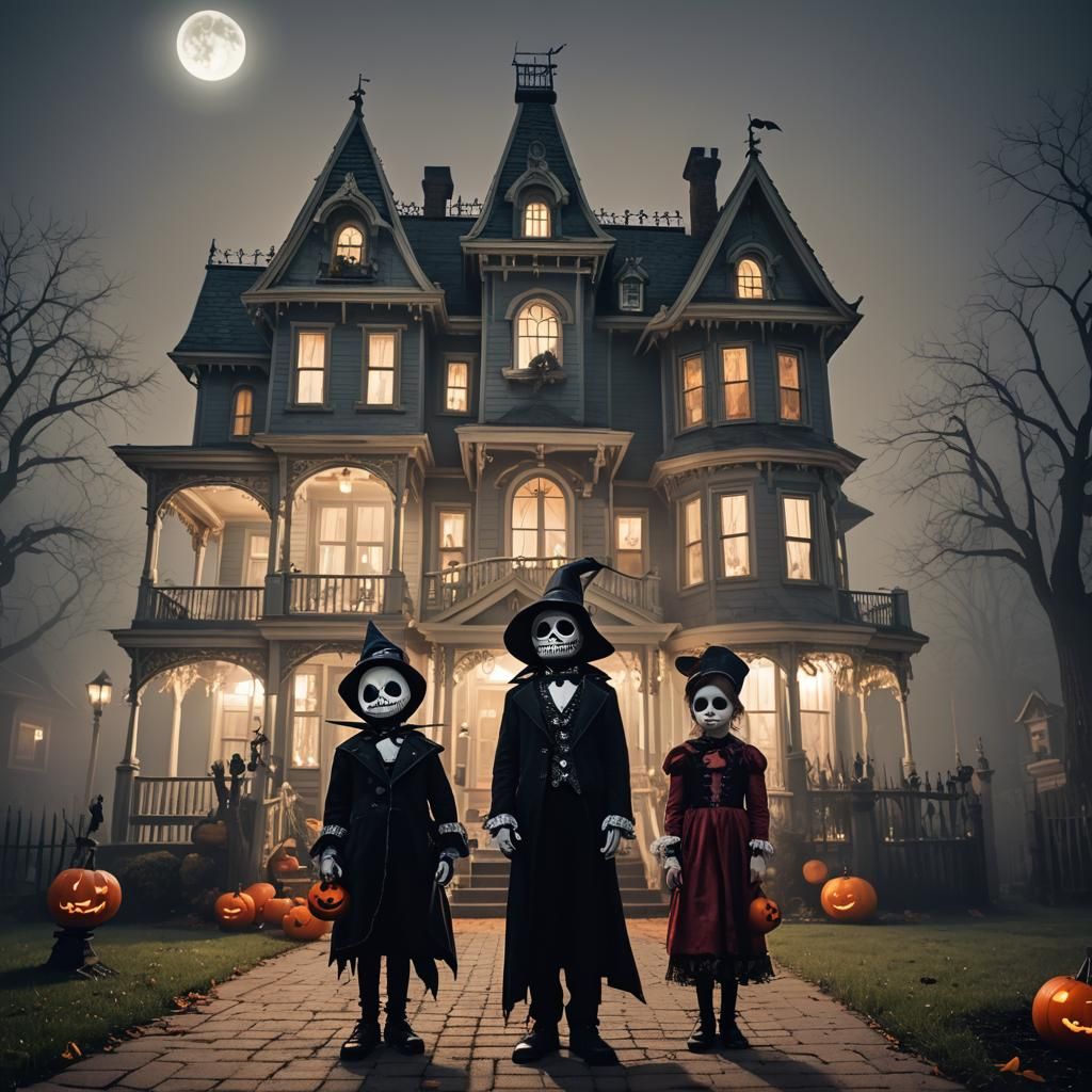 Nightmare Before Christmas Halloween Scene