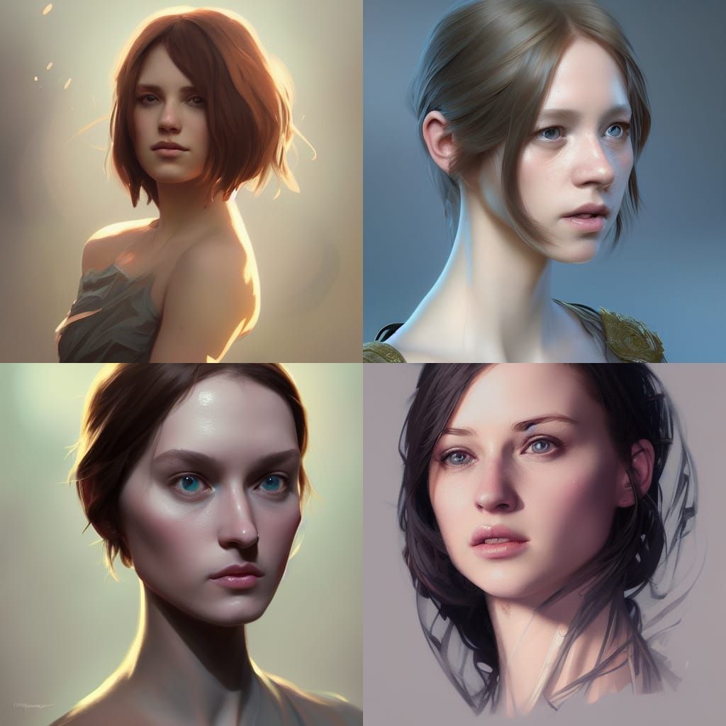 Pipkin Pippa Portrait in Hyperdetailed Digital Art Style