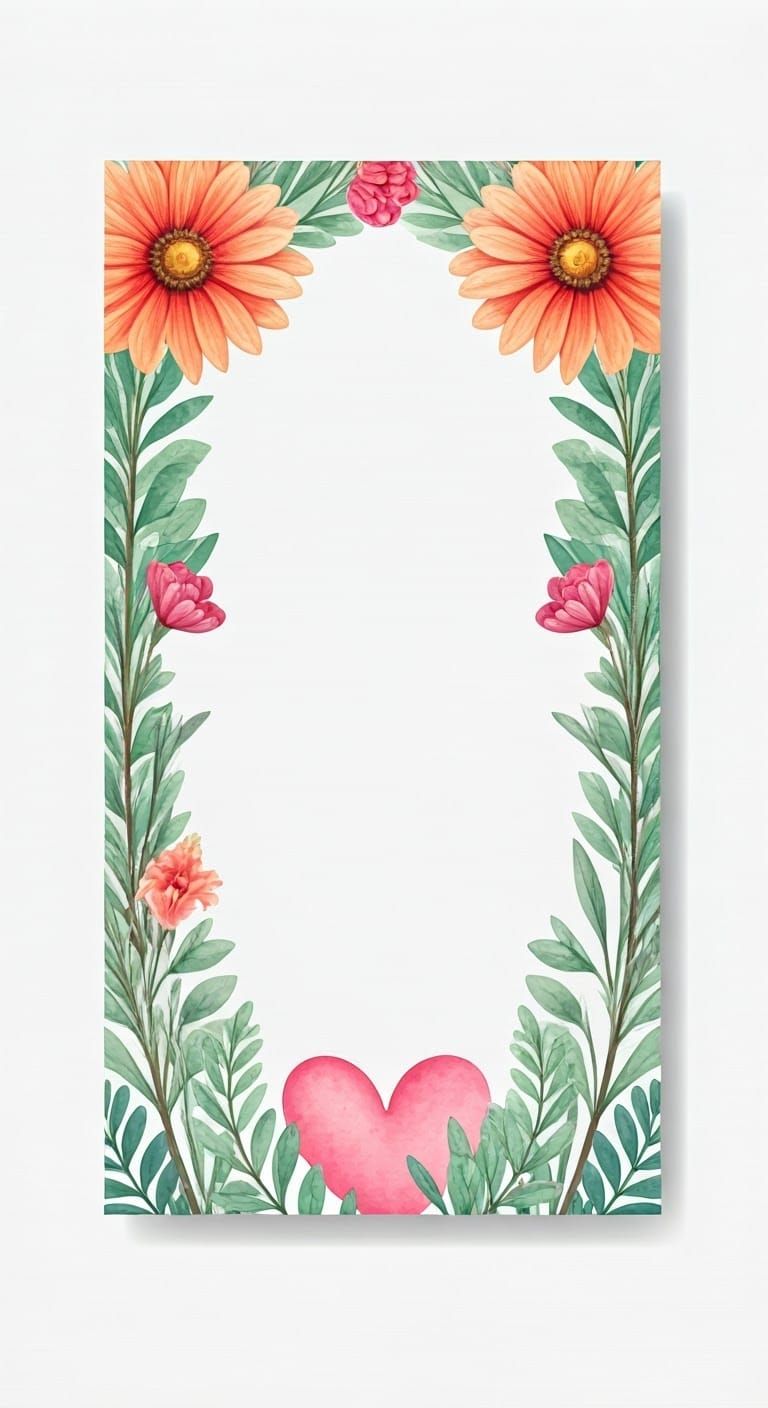 Springtime Invitation in Dreamy Watercolor Style