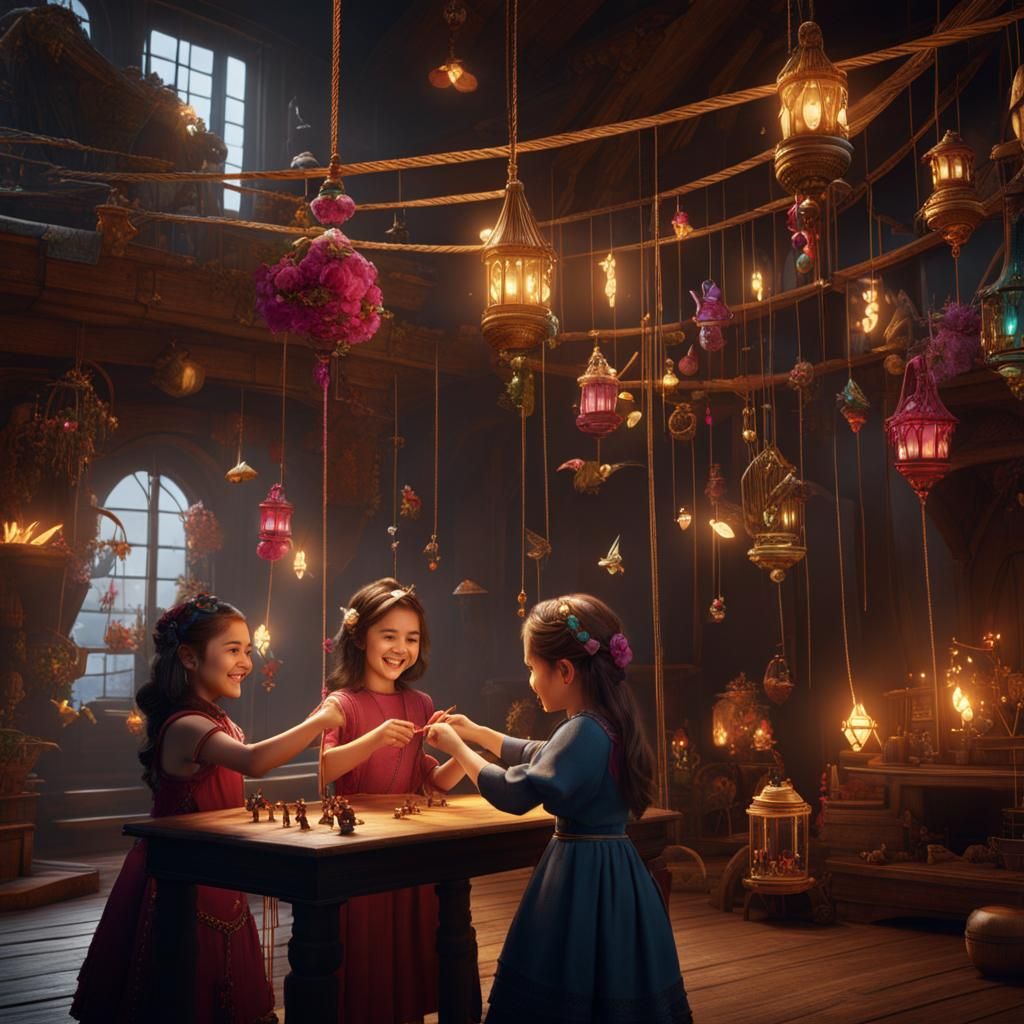 Children's Puppet Show: Fantastical Concept Art