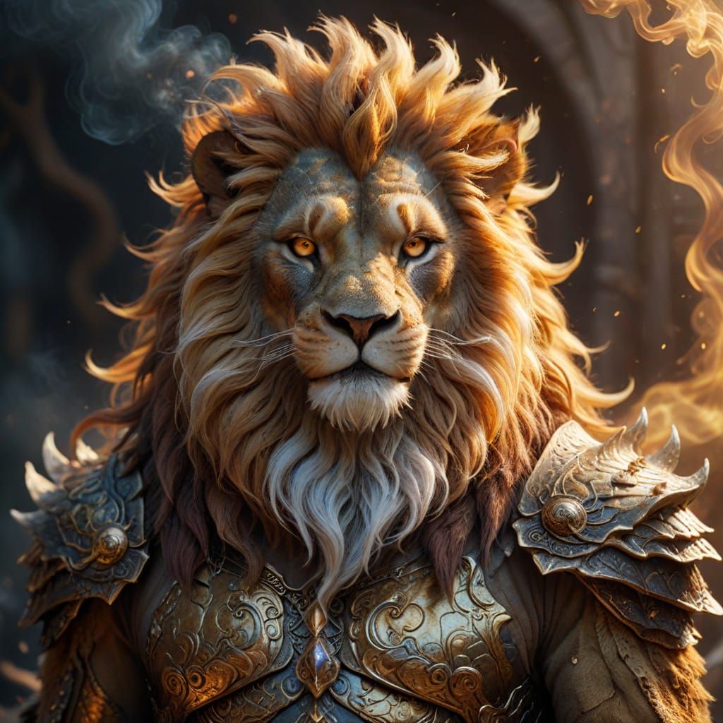 Small Dragon with White Beard in Hand, Cinematic