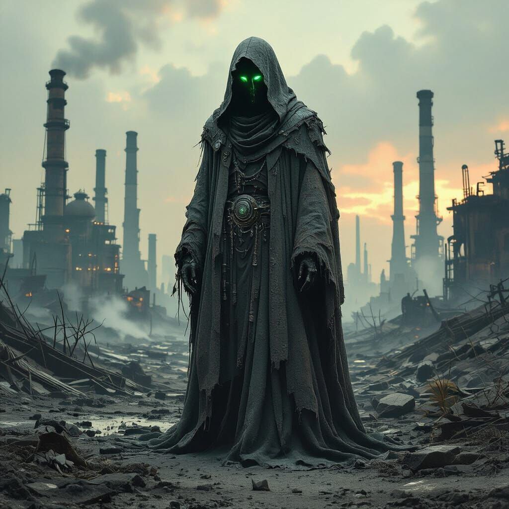 Wasteland Mystic: HR Giger-Inspired Biomechanical Art