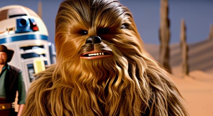 The Droid, the Cowboy, and the Wookie