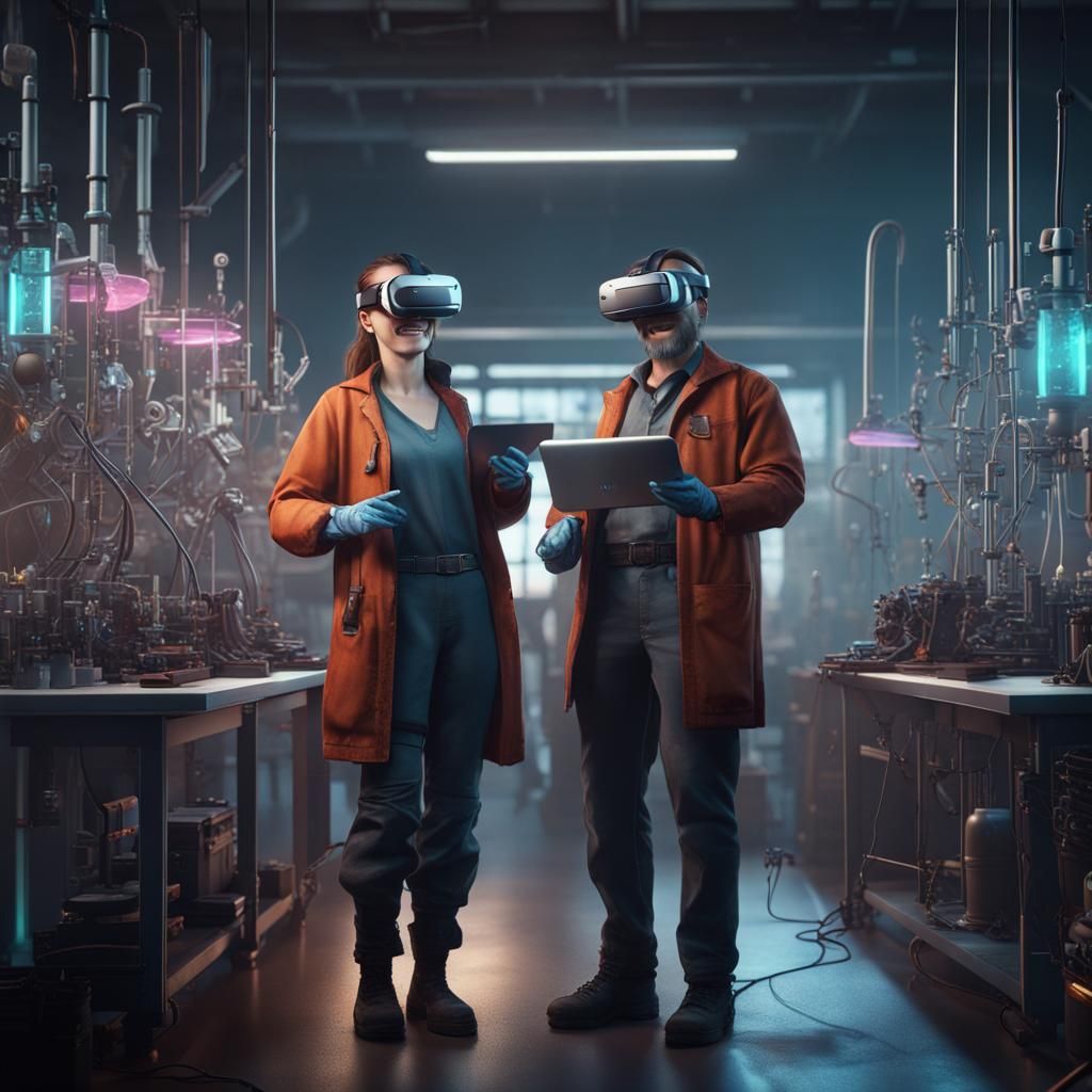 VR Lab Accomplishment in Detailed Matte Painting