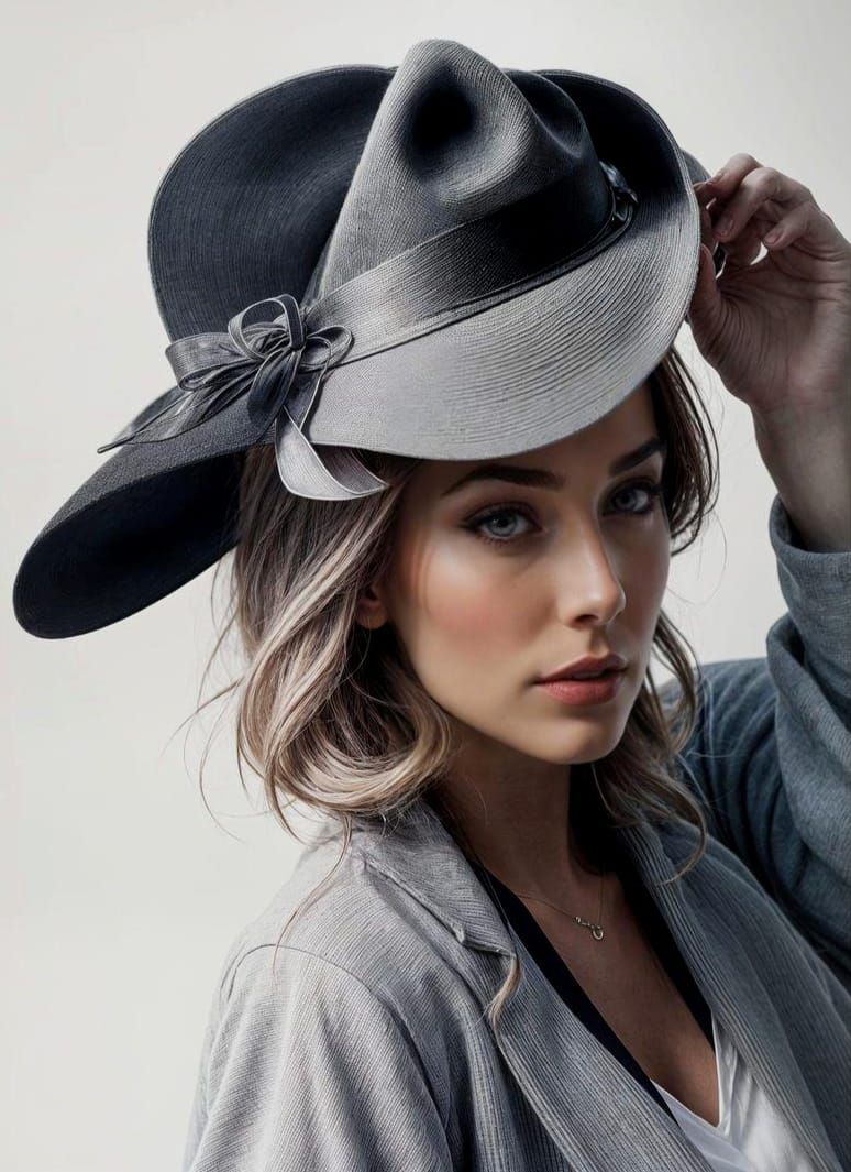 Photorealistic 3D Rendering of a Woman's Hat