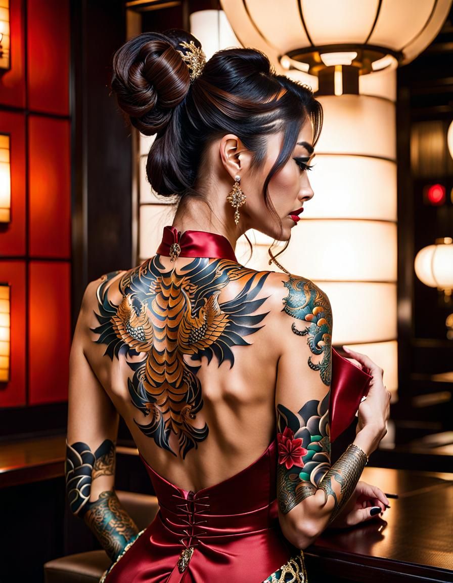 Tattooed Hostess