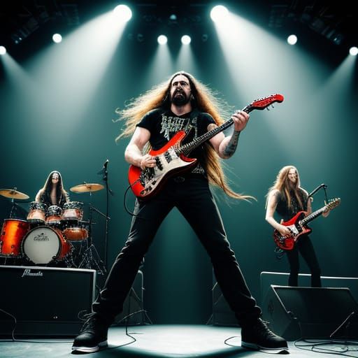 Young Heavy Metal Musicians Unleash High-Energy Performance ...