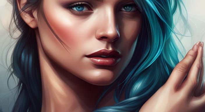 Stunningly Beautiful Woman: Photorealistic 8K Portrait