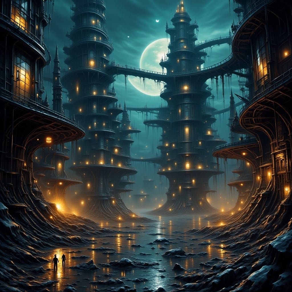 Gritty Sci-Fi Mining Colony on Barren Moon