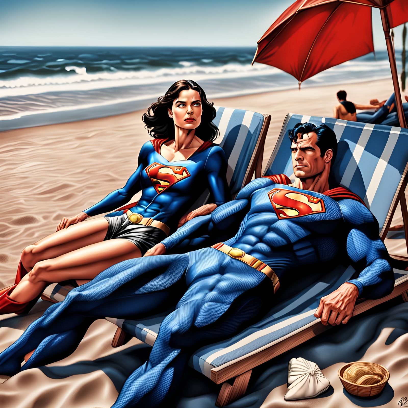 In an alternate reality, Lois Lane is also super