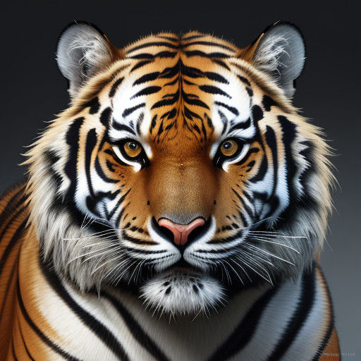 Hyper-Realistic Tiger Concept Art