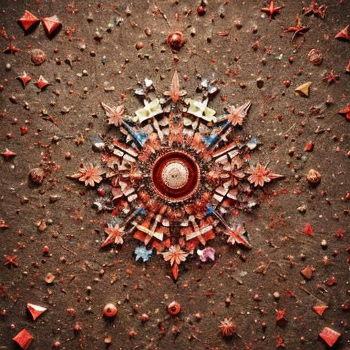 Photorealistic 3D Kaleidoscope Pattern in CGI