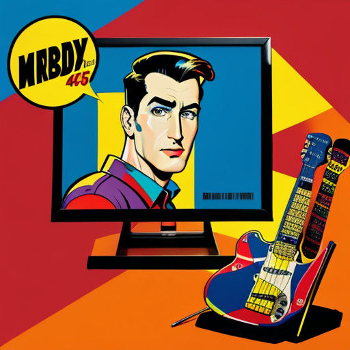 Glenn Quagmire in Retro Comic Book Style