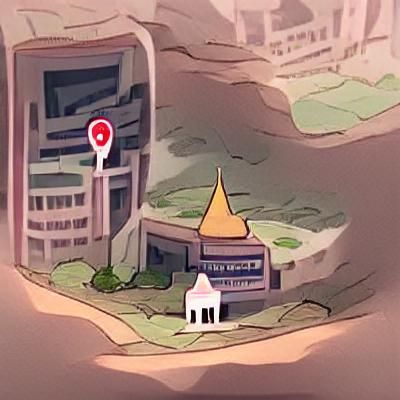 Familiar Place Generated by AI
