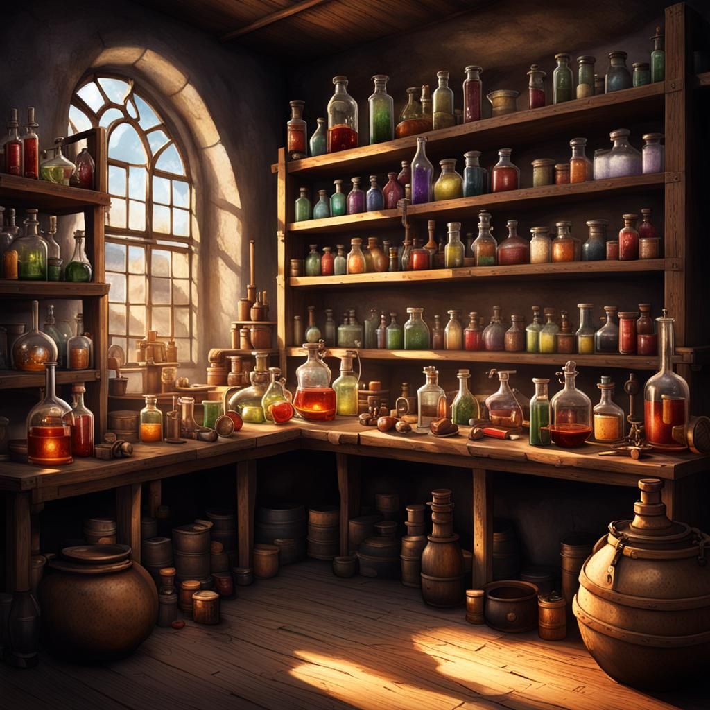 Alchemist's Lab: A Potions Factory