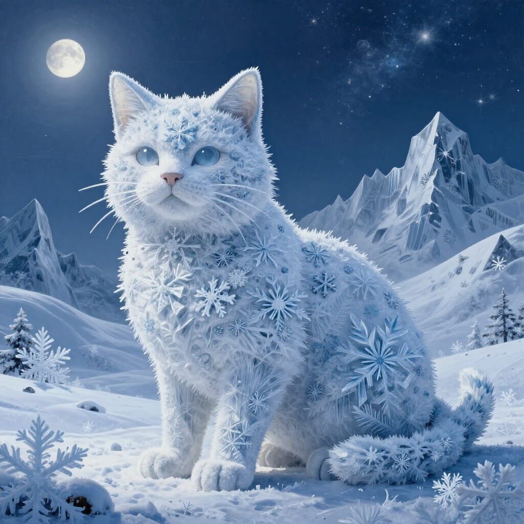 Wild Snowflake Greymalkin