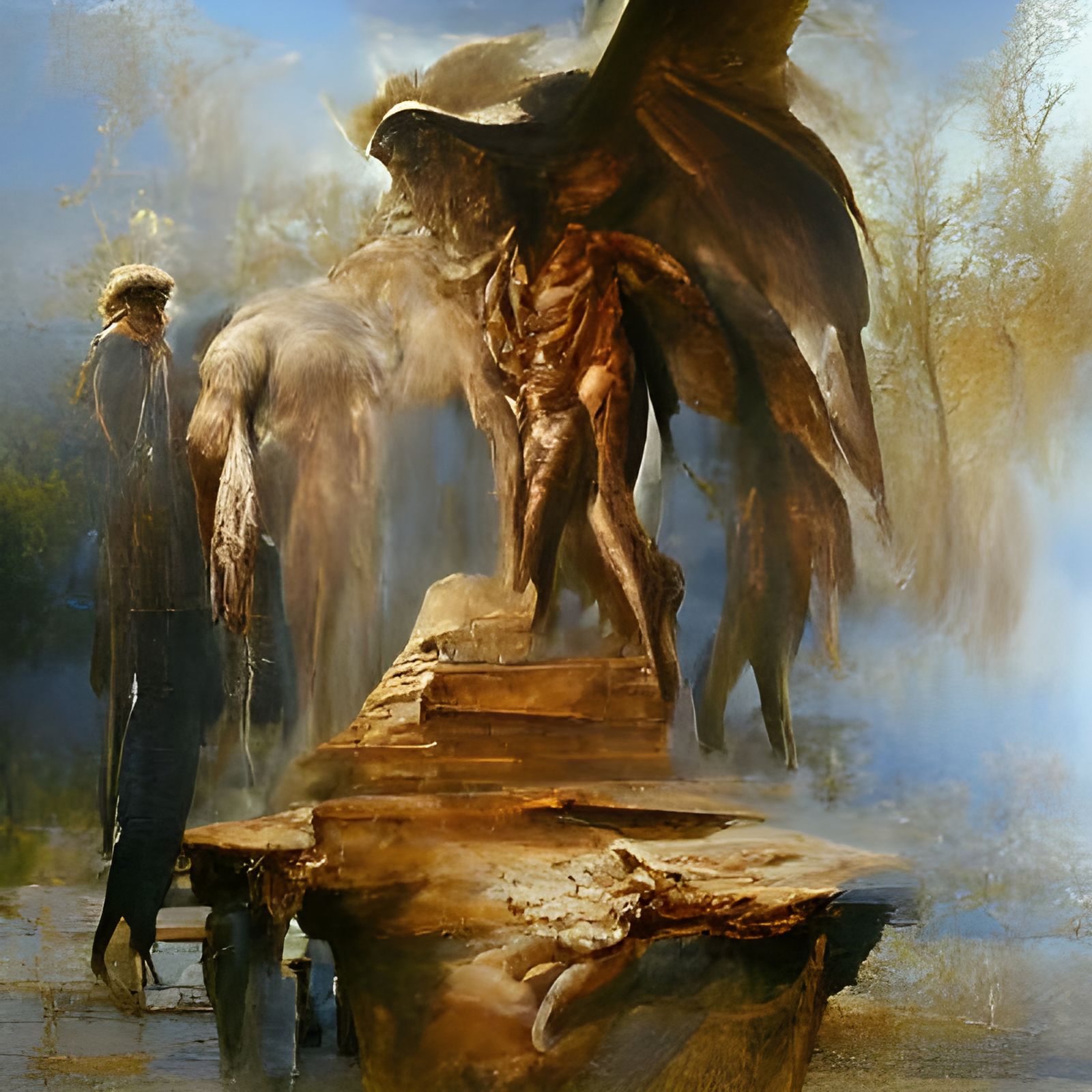 Giants of the Bible: Nephilim in Oil Painting