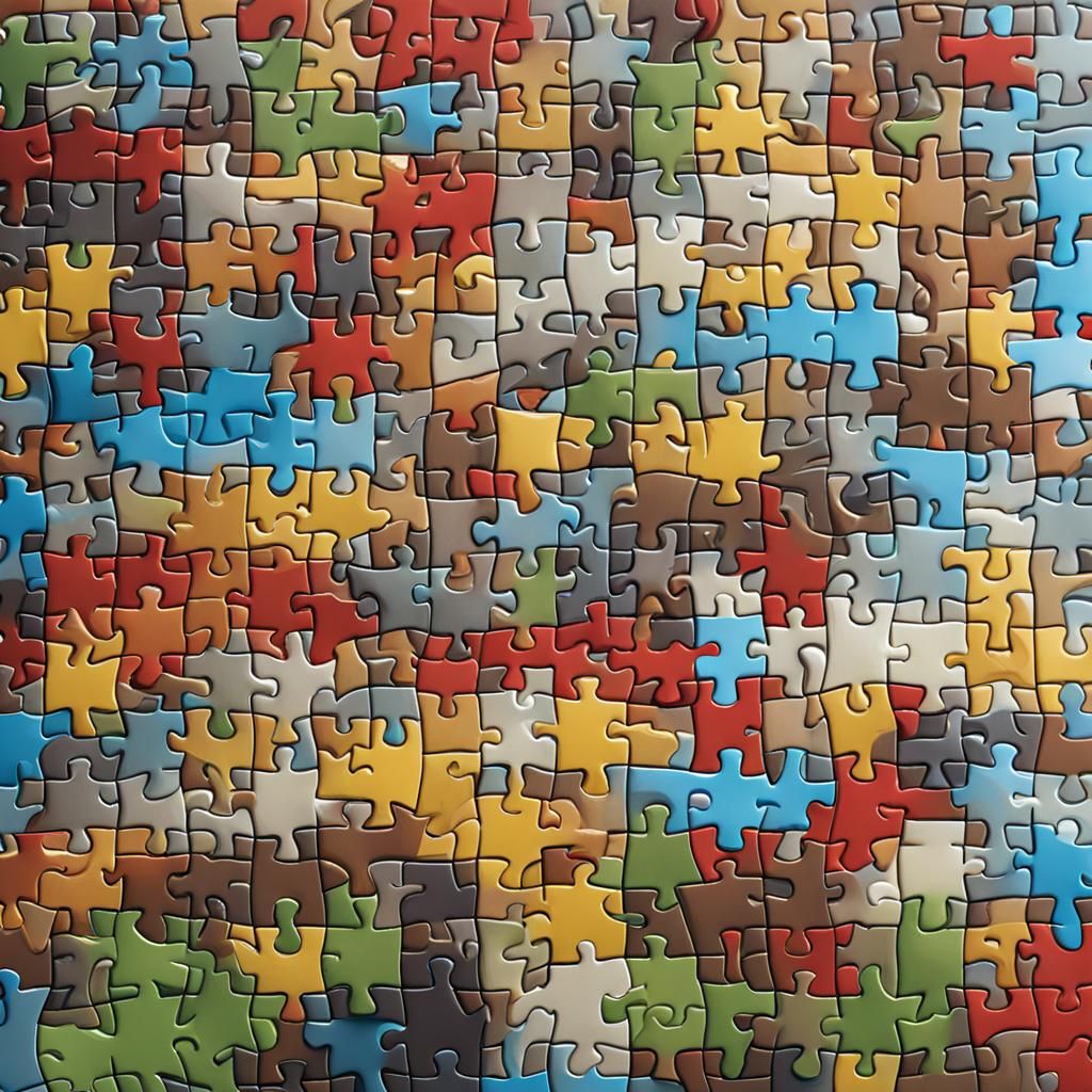 AI-Generated Jigsaw Puzzle Image