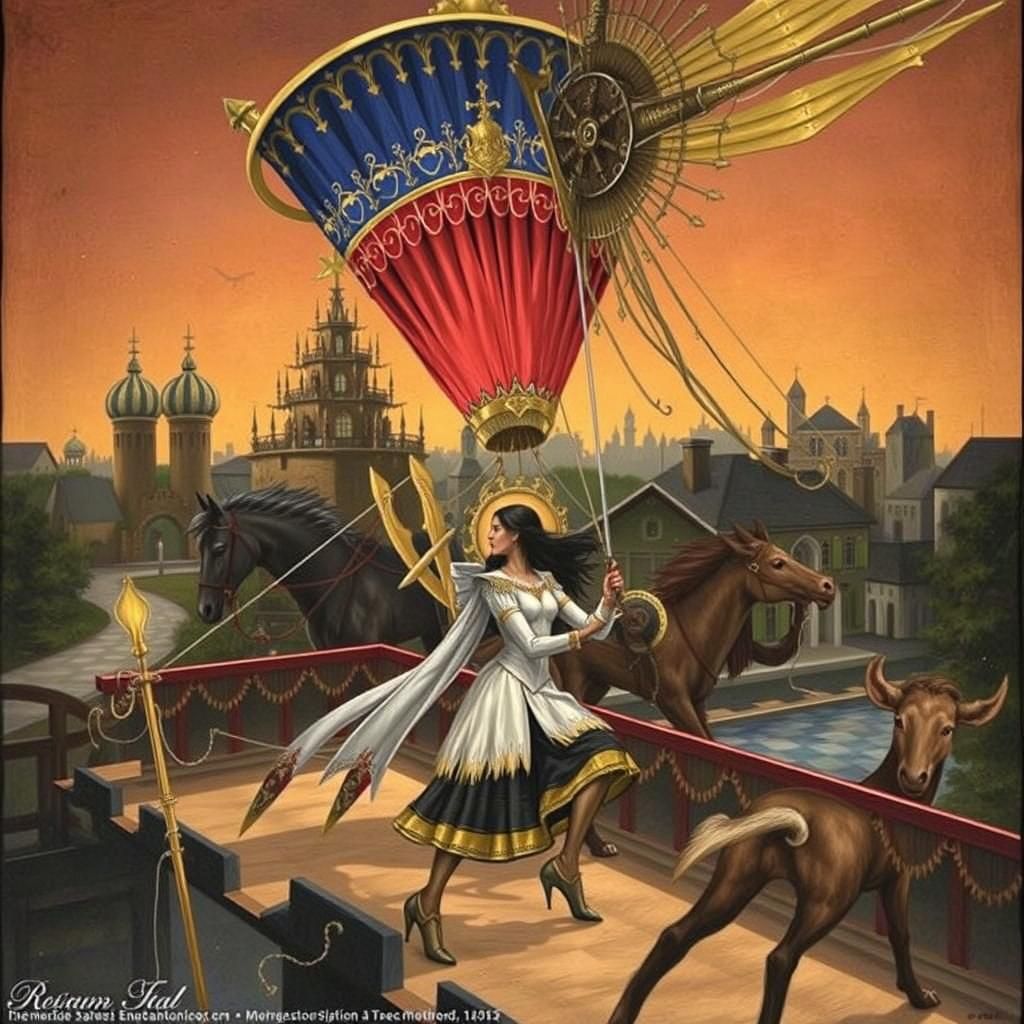 AI Interpretation of the Year 1666