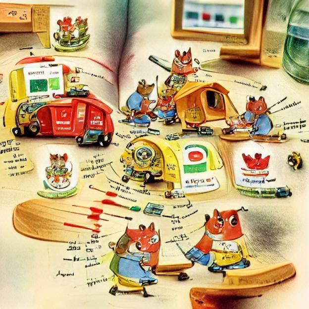 Cyberpunk Cityscape with Flying Cars and Neon Lights