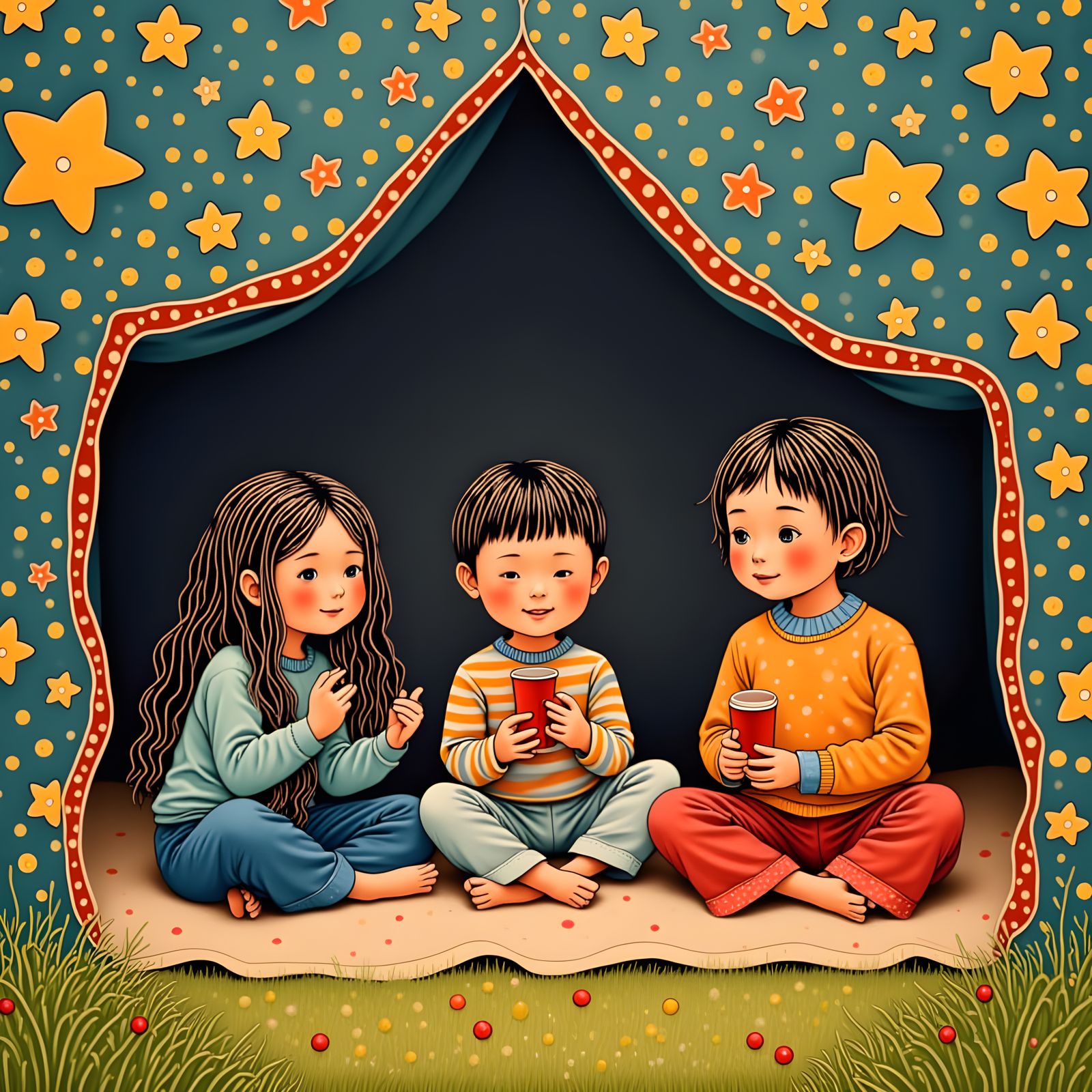 Sleepover in the Backyard