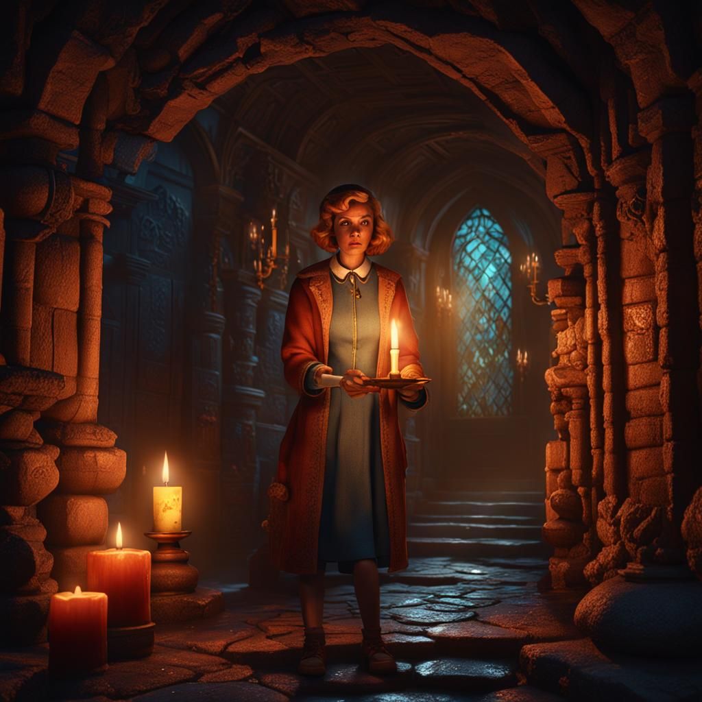 Nancy Drew Explores a Secret Passage