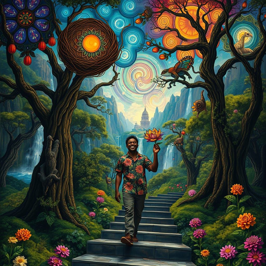 Floating City: Sacred Geometry and Psychedelic Art