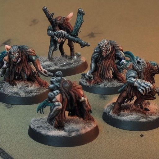 Necromancer Leading Werewolf and Werebear Army